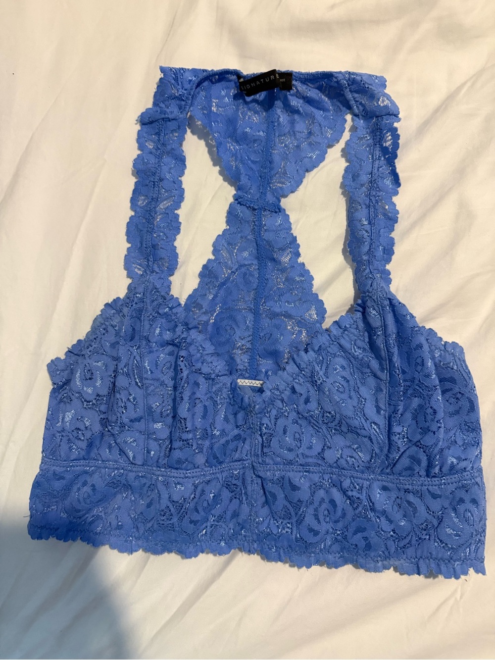 Signature8 Light Blue Lace Bralette